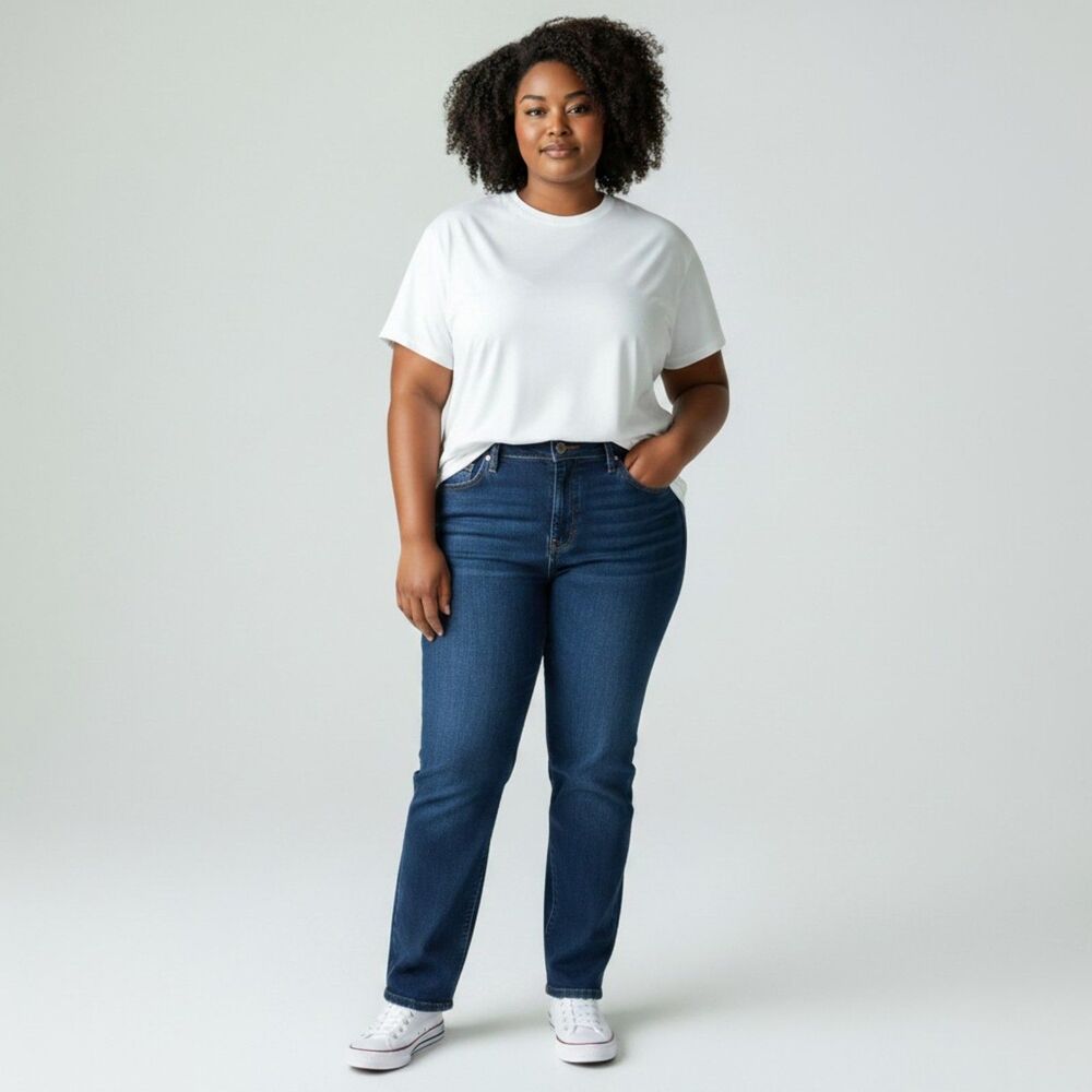 Levi’s 512 Perfectly Slimming Skinny Jeans Women’s 14M Medium Wash Stretch Denim - Picture 6 of 6